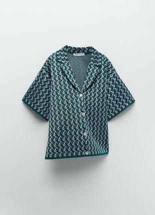 Нова колекція! кардиган джемпер, рубашка, zara, геометричний принт, рр m-l6 фото