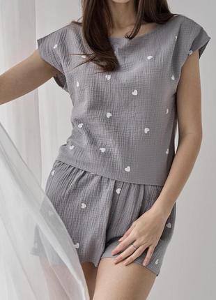 Пижама муслиновая