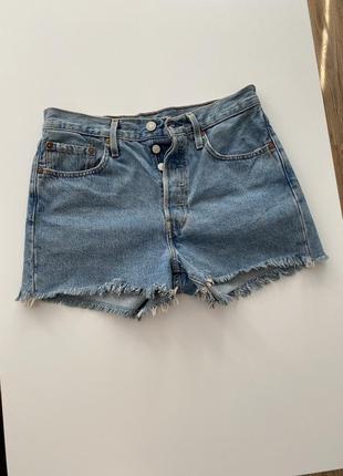 Levi's джинсовые шорты 501 оригинал4 фото