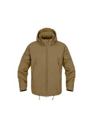 Куртка зимова тактична helikon-tex husky tactical winter jacket climashield apex coyote xxl