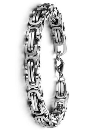 Чоловічий браслет steel rage silver