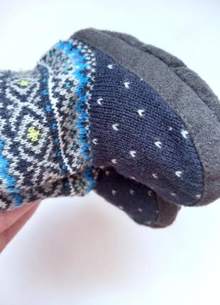 Теплі пінетки шкарпетки капці чобітками carter's fair isle slipper socks6 фото