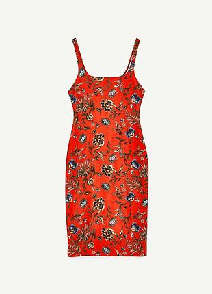Стильне плаття zara, обтягуюче, р. s-m, сукня, обтягивающее платье