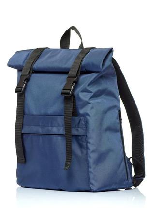 Рюкзак рол sambag rolltop milton синій тканинний