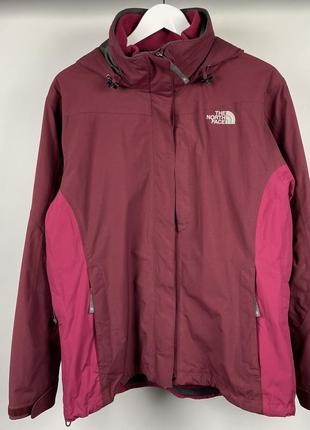 Оригінальна жіноча рожева куртка вітровка The north face tnf вітровки 3 в 1