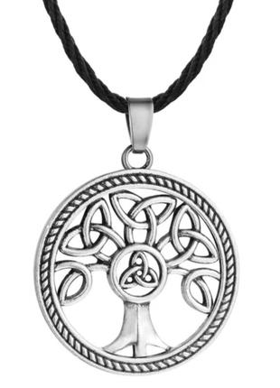 Кулон на шию оберіг у скандинавському стилі дерево вікінг кельти