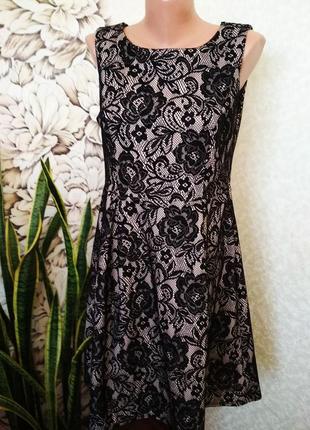 Ошатне плаття з імітацією мережива. 1+1= 50% знижки на 3ю річ.