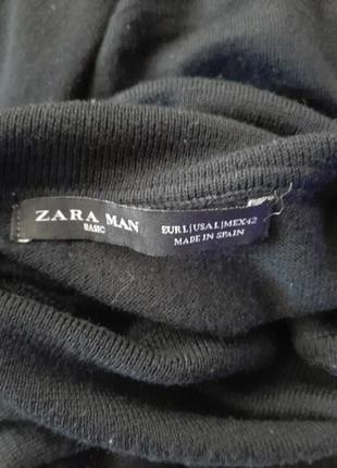 Базовый свитер  с высоким воротом zara шерсть6 фото