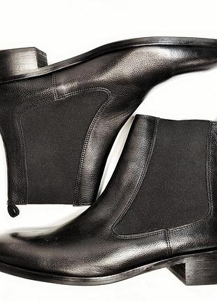 Новые! кожаные демисезонные челси (ботинки) 42 р (28 см) от zign