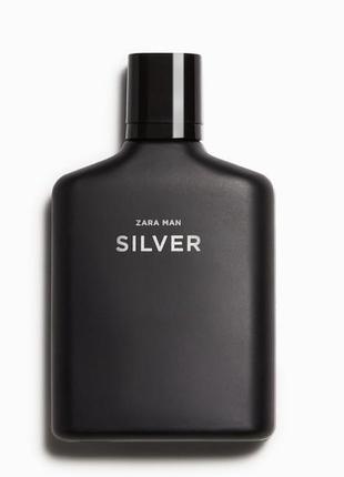 Чоловіча туалетна вода/духи zara silver 100 ml1 фото