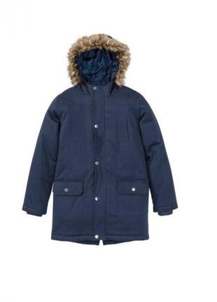 Куртка-парка для мальчика pepperts 301591  темно-синий