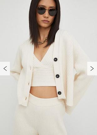 Кардиган светр кофта в'язаний на гудзиках укорочений asos