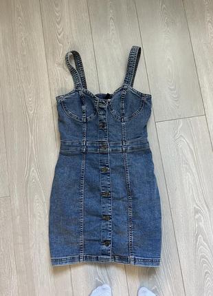 Сарафан джинсовий
