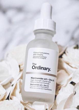 Сыворотка the ordinary niacinamide 10% + zinc 1%