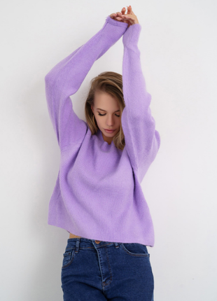 Укороченный шерстяной вязаный свитер джемпер 4 цвета2 фото