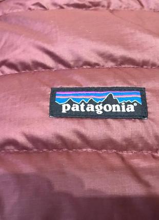 Пуховик женский бордовый патагония patagonia women's down sweater puffer jacket🧥р.м🇺🇸🇧🇩5 фото