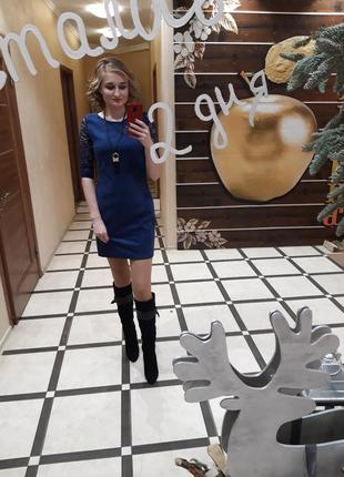 Плаття замша 2