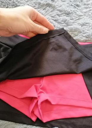 Спортивна спідниця-шорти з біфлексу  спортивная юбка-шорты из бифлекса2 фото
