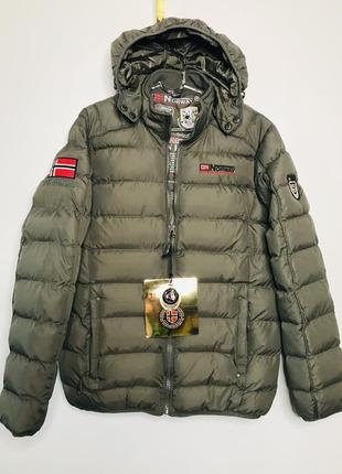 Куртка чоловіча сіра geographical norway