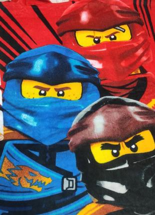 Полотенце пончо пляжное ниндзяго ninjago lego 60х120 см2 фото