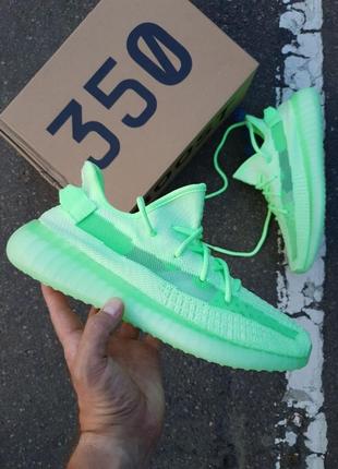 Кросівки adidas yeezy boost 350 v2 green1 фото