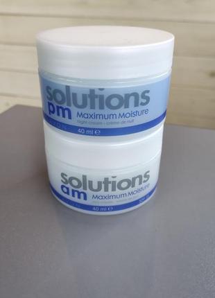 Крем для лица дневной ночной 2в1 эйвон  avon solutions day night