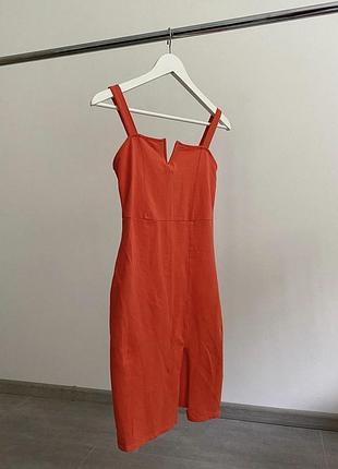 Коралова сукня від even&odd 5