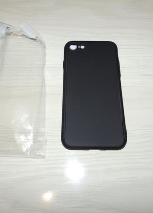 Чехол для iphone 7 / 8 / se 360 protect case черный4 фото
