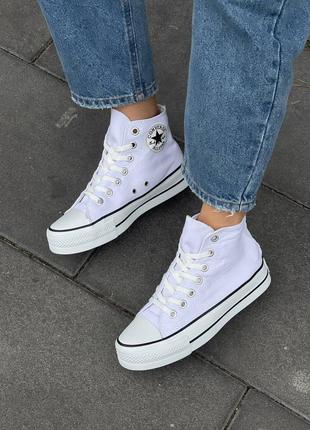 Кеды converse hight x chuck taylor platform ‘white’