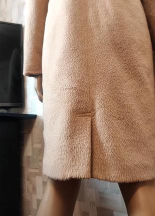 Стильне пісочне пальто міді від missguided, стильное песочное пальто длины миди6 фото