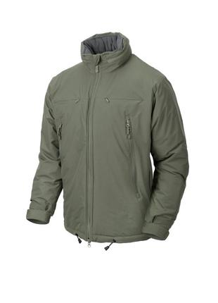 Куртка зимова тактична helikon-tex husky tactical winter jacket climashield appex alepha green s