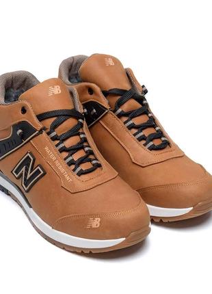 Мужские кожаные зимние кроссовки new balance огромный выбор обуви