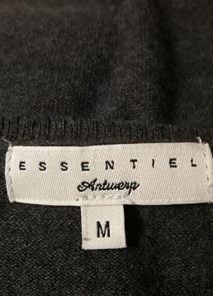 70% мерсерізована вовна 5% кашемір  брендовий стильний светр  р.m від  essentiel  antwerp4 фото