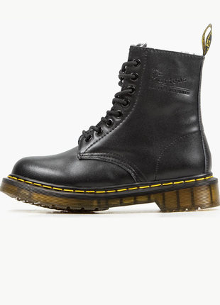 Жіночі ботінки dr. martens 1460 | зима хутро.