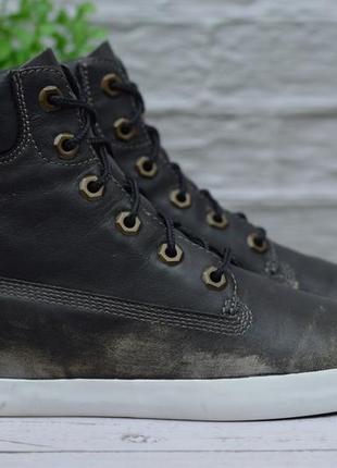 36 размер. черные кожаные женские ботинки timberland. оригинал