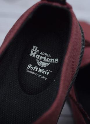 41 размер. бордовые кеды dr.martens. оригинал