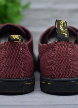 41 размер. бордовые кеды dr.martens. оригинал