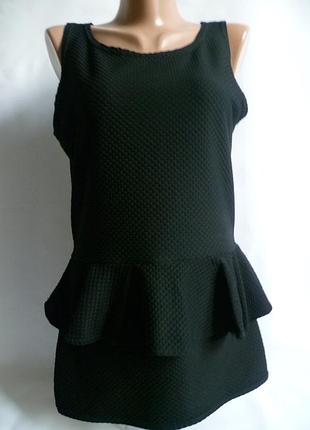 Чёрная блуза  туника select
