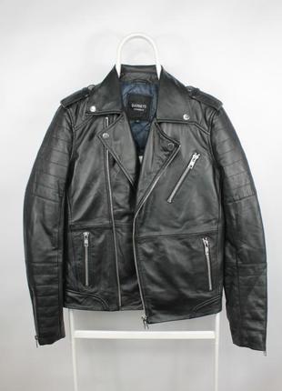 Шикарна шкіряна куртка barneys leather biker jacket