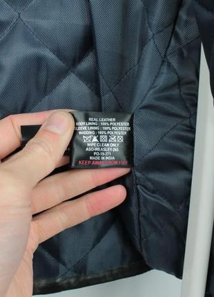 Шикарна шкіряна куртка barneys leather biker jacket8 фото