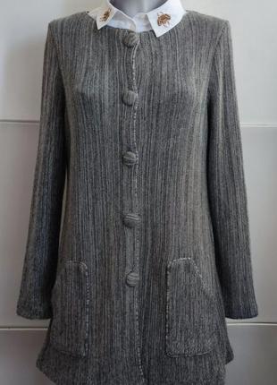 Кардиган із 100% baby alpaca  spirit of the andes made in pery сірого