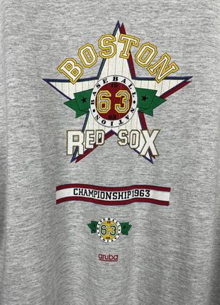 Вінтажна бейсбольна футболка boston red sox5 фото