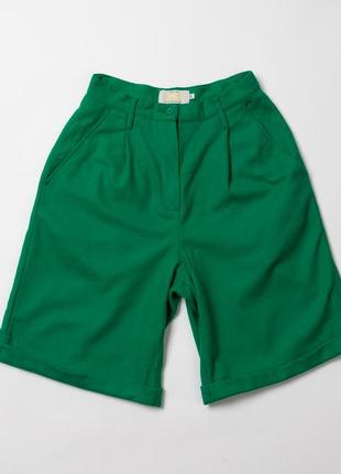 United colors of benetton woman wool shorts вінтажні шерстяні шорти