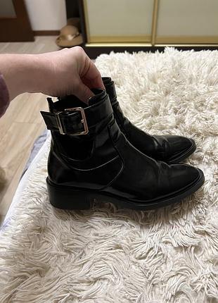 Ботинки полусапожки zara женские стильные классные красивые демисезонные
