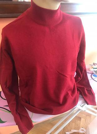 Мужской свитер гольф san fa 100 шерсть хл, ххл