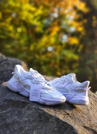 Кроссовки adidas ozweego adiprene white9 фото