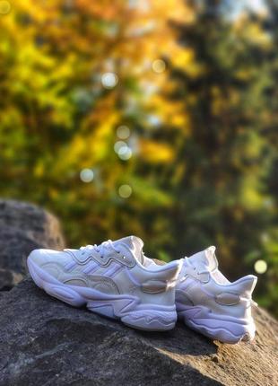 Кроссовки adidas ozweego adiprene white7 фото