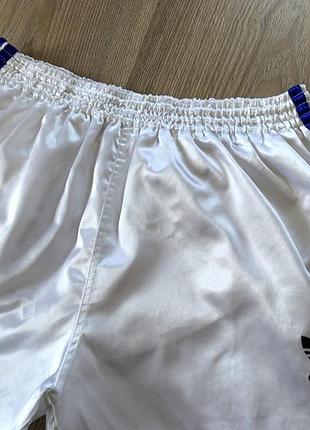 Мужские винтажные спортивные атласные шорты легкоатлетические adidas