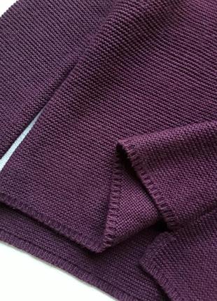 Тёплый свитер модного цвета бургунди3 фото