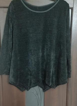 Велюровая кофта италия